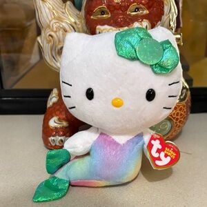 Ty Hello Kitty Rainbow Mermaid Plush